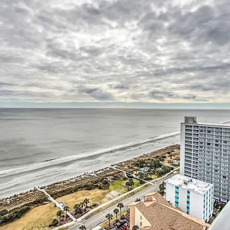 Myrtle Beach Ocean-View Condo Walk To Beach!